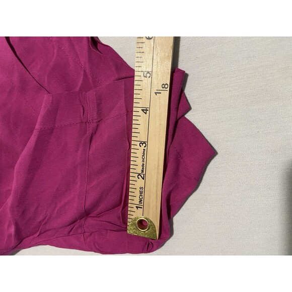 Wild fox Women’s Pink Rayon Shorts Sz M Pull On 5” Inseam Stretch Flat Front - Picture 13 of 13